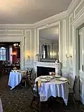 Glen Eyrie Castle Music Room, where afternoon tea is served.