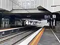 Northbound view from Platform 3 at Glen Huntly facing Platform 2