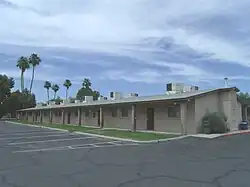Thunderbird Army Air Field barracks were used during World War II by pilots