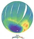 Global ozone measured by Sentinel-5A