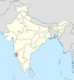Goa is located in southwest India on its west coast.