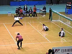 Japan women's team throwing