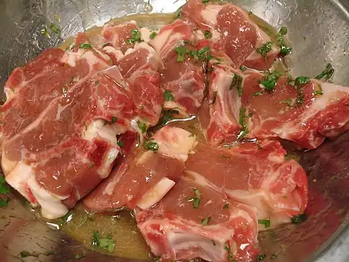 Goat chops