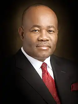 Portrait of Godswill Akpabio