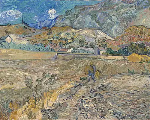 Enclosed Field with Peasant, October 1889, Indianapolis Museum of Art, Indianapolis, Indiana