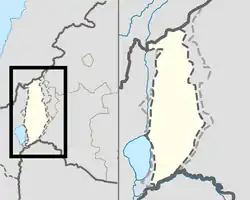 Kursi is located in the Golan Heights