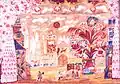 Natalia Goncharova. Set design for N. A. Rimsky-Korsakov's opera The Golden Cockerel. 1914