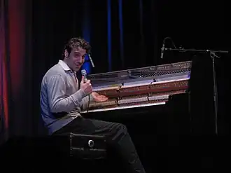 Gonzales at a concert with Socalled at Théâtre National in Montreal, 2005