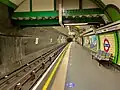 Northbound platform looking north after refurbishment