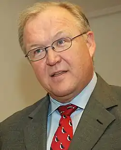 Persson smiling