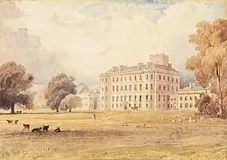 The north facade by William Purser