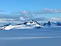 Slanting Peak centered, with Guardian Mountain to right