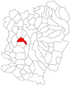 Location in Caraș-Severin County
