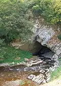 The Gouffre de Belvaux, where the Lesse goes underground
