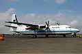 The stationary Fokker 50 5H-ONE