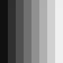 Enlarged example (nearest neighbor interpolation)