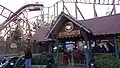 Grand Sierra Railroad station in Camp Snoopy.