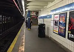 Platform of the Grand Street station