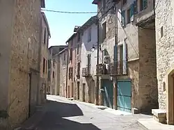 The main street in Saint-Félix-de-Sorgues