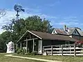 Grandpa's Shed in foreground, Sperry House in background