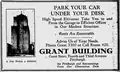 Grant Building advertisement from 1930