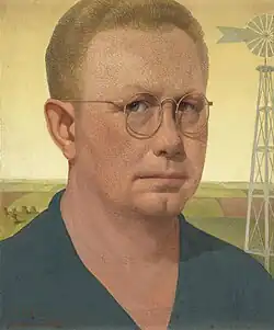 A portrait of a man
