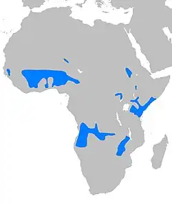 Map of range