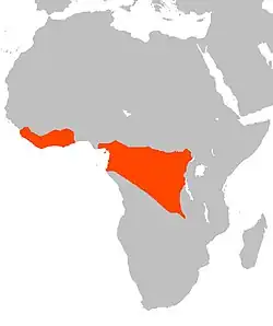Map of range