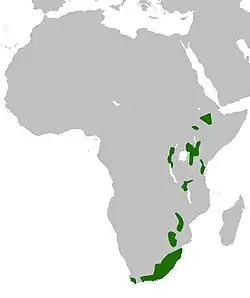 Map of range