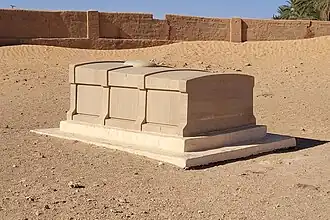 Grave of Charles de Foucauld.