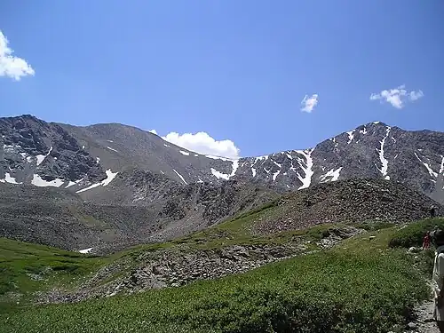 19. Grays Peak straddling Summit and Clear Creek counties, Colorado