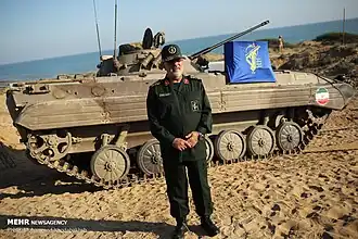 The headquarters organizational uniform of IRGC