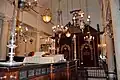 Inside the synagogue