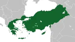 Location of Hellenoturkism