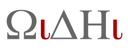 lower-case iota adscripts between uppercase letters