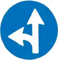 P-51α Turn straight or left ahead
