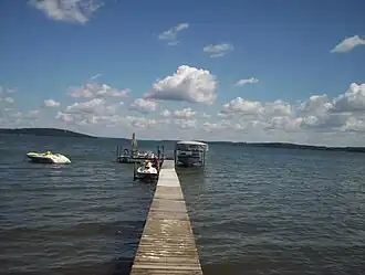 Green Lake, Wisconsin from the west end
