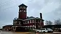 view of the Chicago and North Western Depot.