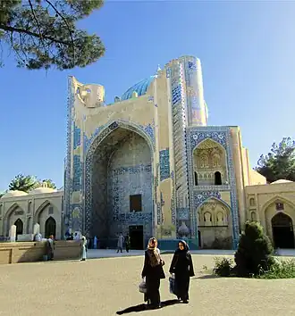 Ruins of the Green Mosque of Balkh, 2001