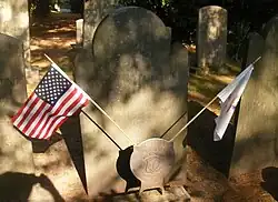 Grave marker for governor William Greene