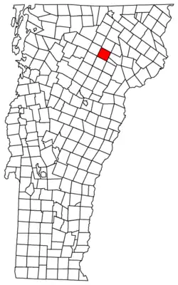 Location in Vermont
