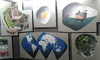 Partial view of the mural at Greenside School