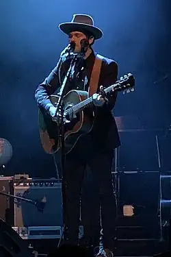 Isakov performing in 2019