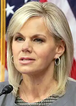 A photo of American journalist Gretchen Carlson