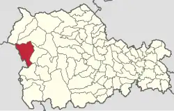 Location in Neamț County