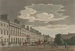Historic portrait of Grosvenor Square in Mayfair