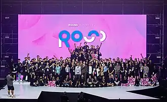 Indonesian and Korean crews gathered for a group shot after the 2023 show in Jakarta