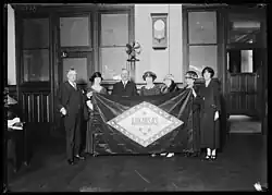 Presentation of the state flag, 1924