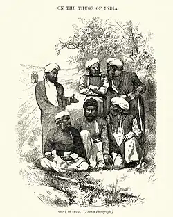 "Reclaimed Thugs" in Sir John William Kaye's The Suppression of Thuggee and Dacoity, which was originally published in his 1853 book The Administration of the East India Company ; a History of Indian Progress