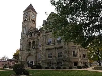The Grundy County Courthouse in Grundy Center